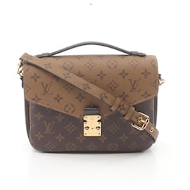 Louis Vuitton-Louis Vuitton Pochette Metis MM Handbag-Brown,Black