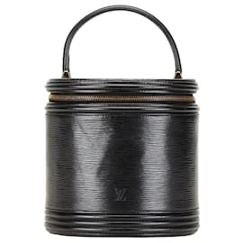 Louis Vuitton-Louis Vuitton Epi Cannes Handbag Vanity Bag-Black