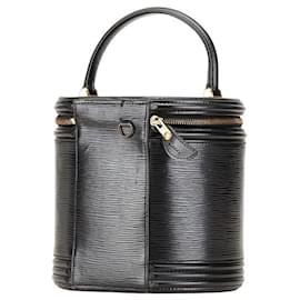Louis Vuitton-Louis Vuitton Epi Cannes Handbag Vanity Bag-Black