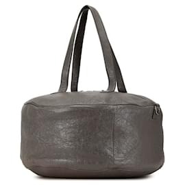 Balenciaga-Balenciaga Air Hobo Boston Bag-Brown