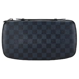 Louis Vuitton-Louis Vuitton Damier Infini Organizer Long Wallet-Other,Navy blue