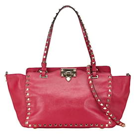 Bolso Tote Valentino Rockstud Rosa