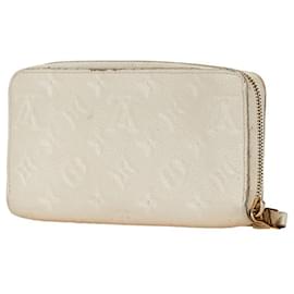 Louis Vuitton-Louis Vuitton Monogram Empreinte Zippy Wallet-White
