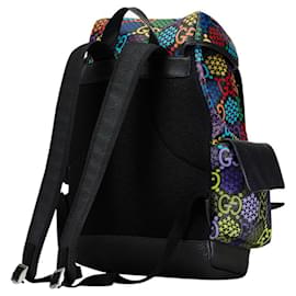 Gucci-Gucci GG Psychedelic Medium Backpack-Black,Multiple colors