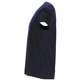 Hugo Boss-Boss Hugo Boss Slim Fit T-shirt in Navy Blue Cotton-Blue,Navy blue