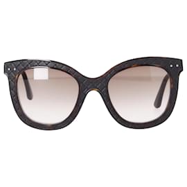 Bottega Veneta-Bottega Veneta Oversize Tortoiseshell Gradient Sunglasses in Brown Acetate-Other