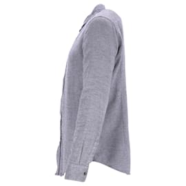 Hugo Boss-Boss Hug Boss Slim Fit Buttoned Shirt in Grey Cotton-Grey