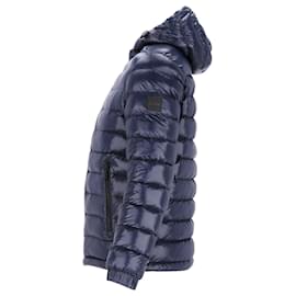 Hugo Boss-Boss Hugo Boss Quilted Jacket in Navy Blue Nylon-Blue,Navy blue