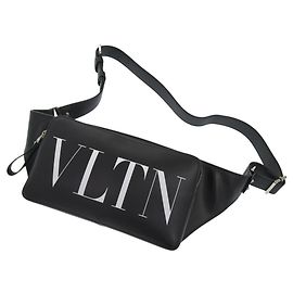 Sac à taille en cuir noir Valentino Noir