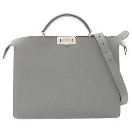 Fendi Peekaboo I See You Medium Handtasche Braun