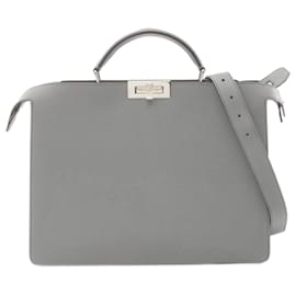 Fendi-Fendi Peekaboo I See You Medium Handbag-Brown
