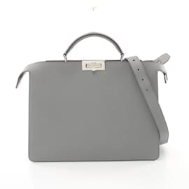 Fendi-Fendi Peekaboo I See You Medium Handbag-Brown