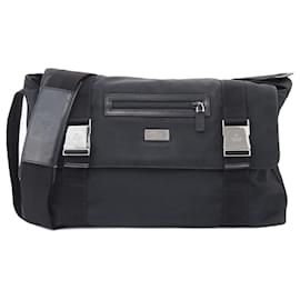Gucci-Gucci Nylon Messenger Bag-Black