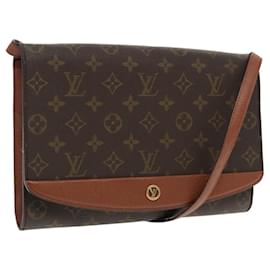 Louis Vuitton-LOUIS VUITTON Monogram Bordeaux 27 Sac à épaule M51797 LV Auth ar12697-Monogramme