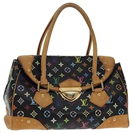 Louis Vuitton-LOUIS VUITTON Monogram Multicolor Beverly GM Hand Bag Black M40202 Auth bs18732-Black