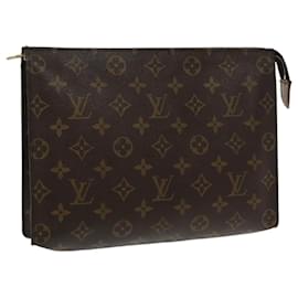 Louis Vuitton-LOUIS VUITTON Monogram Poche Toilette 26 Pouch M47542 LV Auth bs18937-Monogram