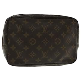 Louis Vuitton-LOUIS VUITTON Monogram Trousse Toilette 23 Clutch Bag M47524 LV Auth 94708-Monogram