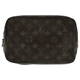 Louis Vuitton-LOUIS VUITTON Monogram Trousse Toilette 23 Clutch Bag M47524 LV Auth 94708-Monogram