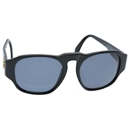 Chanel-Lunettes de soleil CHANEL en plastique noires CC Auth yk15576-Noir