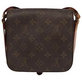 Louis Vuitton-LOUIS VUITTON Monogram Cartouchiere PM Shoulder Bag M51254 LV Auth ar12656-Monogram