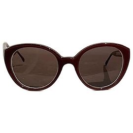 Óculos de sol CHANEL T. Plástico Bordeaux