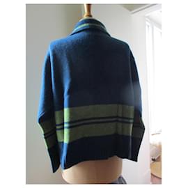 Thomas Burberry-Wool vest, size L.-Multiple colors