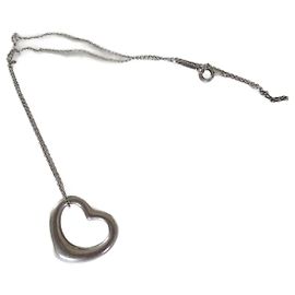 Tiffany & Co Collier argent, open heart. Argenté