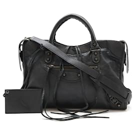 Balenciaga-Balenciaga The City Editor's Bag-Dark green