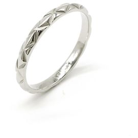 Chanel Coco Crush Matelasse Ring in Platinum Other