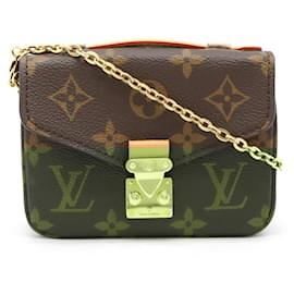 Louis Vuitton-Louis Vuitton Monogram Micro Metis Chain Shoulder Bag Pouch-Other
