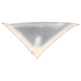 Dolce & Gabbana-D&G Printed Foulard in Grey Wool-Grey