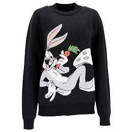 Suéter de lã preto Alanui Bugs Bunny Preto