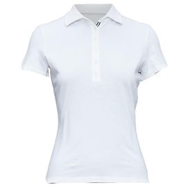 Polo de mezcla de algodón a rayas con tapeta Loro Piana Blanco