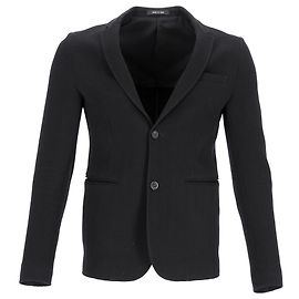 Giorgio Armani Emporio Armani Single-Breasted Balzer with Pockets in Black Wool Black