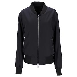 Giacca bomber slim-fit Ami in lana blu navy Blu Blu navy