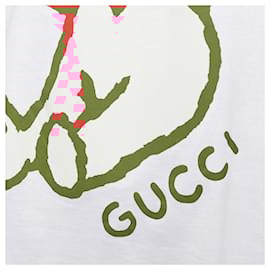 Gucci-Gucci printed tshirt-White