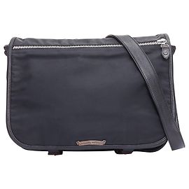 Borsa a tracolla in nylon con logo Gunslinger di Chrome Hearts Nero