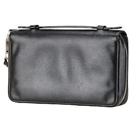 Christian Dior-Dior Homme Black Leather Coin Purse-Black
