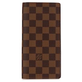 Louis Vuitton-Louis Vuitton Damier Portefeuille Brazza Long Wallet-Brown