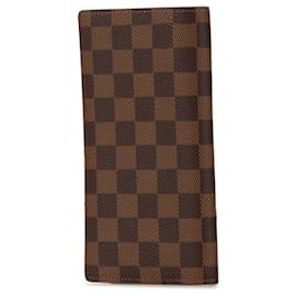 Louis Vuitton-Louis Vuitton Damier Portefeuille Brazza Long Wallet-Brown