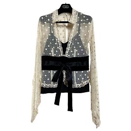 Top vestito Gianfranco Ferré Nero Beige