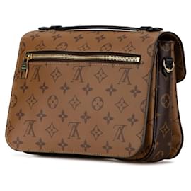 Louis Vuitton-Louis Vuitton Monogram Reverse Pochette Metis MM Handbag-Brown
