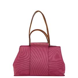 Hermès-Sac à main Hermes Kabak Elan PM-Violet