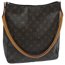 Louis Vuitton-LOUIS VUITTON Monogram Looping GM Shoulder Bag M51145 LV Auth 95172-Monogram