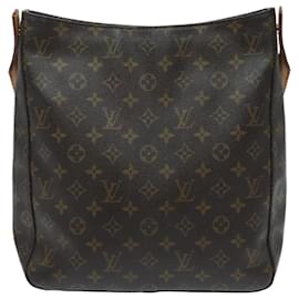 Louis Vuitton-LOUIS VUITTON Monogram Looping GM Shoulder Bag M51145 LV Auth 95172-Monogram