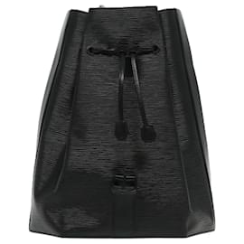 Louis Vuitton-LOUIS VUITTON Epi Sac A Dos Shoulder Bag Black M80153 LV Auth yk15491-Black