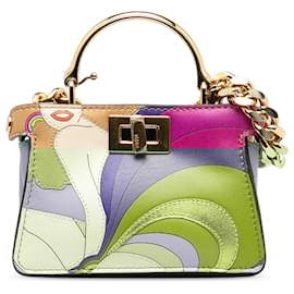Fendi-FENDI Handbags T.  Leather-Blue