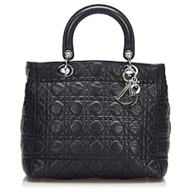 Dior-DIOR Handbags Leather-Black