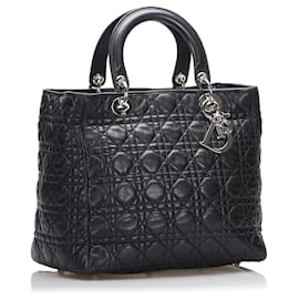Dior-DIOR Handbags Leather-Black