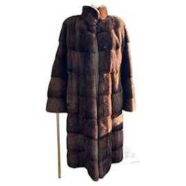 Autre Marque-Mink coat-Chocolate